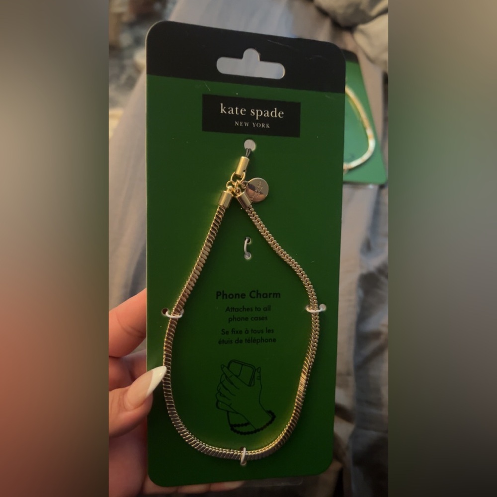 Kate Spade Gold Phone Charm